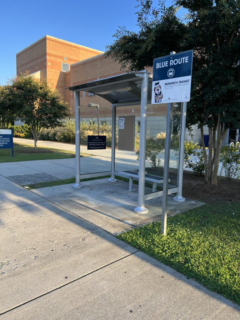 Covered Bus Stop Shelter donated by Sheltered By Love Foundation in 2023 www.shelterdbylove.org